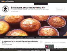 Tablet Screenshot of lesgourmandisesdebenedicte.com